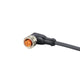ifm EVC02E, Right Angle Female 1 way M12 to Unterminated Actuator/Sensor Cable, 5m