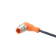 ifm EVC185, Right Angle Male 1 way M12 to Unterminated Actuator/Sensor Cable, 15m