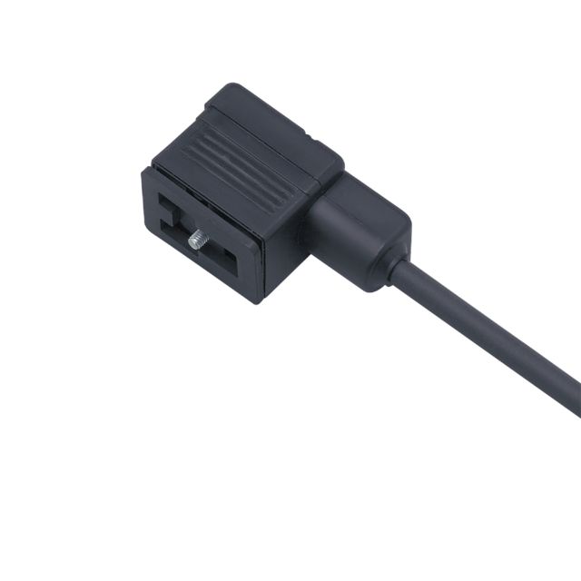 ifm E11652, Right Angle Female 1 way Valve Connector to Unterminated Sensor Actuator Cable, 5m
