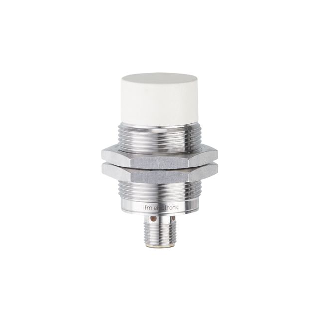 ifm IIC207, Inductive Threaded Barrel Proximity Sensor, M30, 22 mm Detection, PNP NO, 10 → 36 V dc