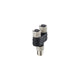 ifm E12269, Side Entry, Top Entry 1 Pole M8 Plug to 2 Pole M8 Socket Adapter
