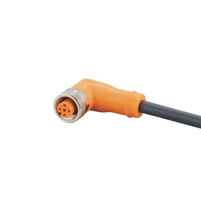 ifm EVC714, Right Angle Female 5 way M12 to Right Angle Female 5 way M12 Communication Cable, 20m