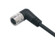 ifm E11645, Right Angle Female 1 way M16 to Unterminated Actuator/Sensor Cable, 2m