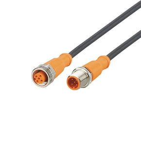 ifm EVC055, Straight Male 1 way M12 to Straight Female 1 way M12 Actuator/Sensor Cable, 300mm