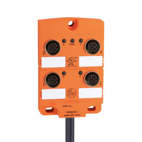 ifm EBC027, EBC Series Sensor Box, M12, 10m cable, 4 port