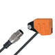 ifm IO5018, Inductive Rectangular Proximity Sensor, 10 mm Detection, PNP/NPN NO, 10 → 36 V dc