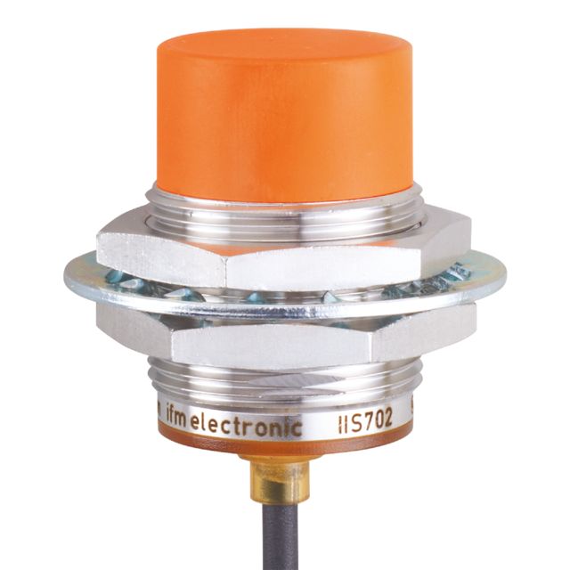 ifm IIS715, Inductive Threaded Barrel Proximity Sensor, M30, 22 mm Detection, PNP/NPN NC, 10 → 30 V dc