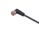 ifm EVC148, Right Angle Female 1 way M8 to Unterminated Sensor Actuator Cable, 5m
