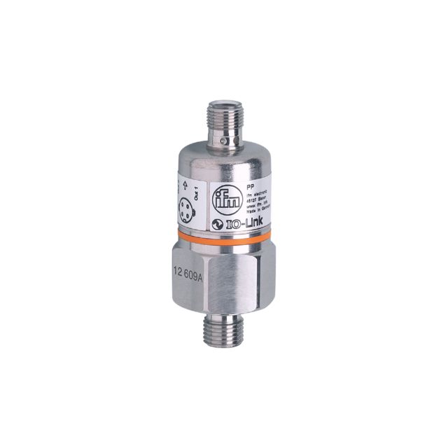 ifm PP7554, PQ Series Pressure Sensor, -1bar Min, 10bar Max, Digital Output, Relative Reading