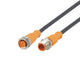 ifm EVC059, Straight Male 1 way M12 to Straight Female 1 way M12 Sensor Actuator Cable, 5m