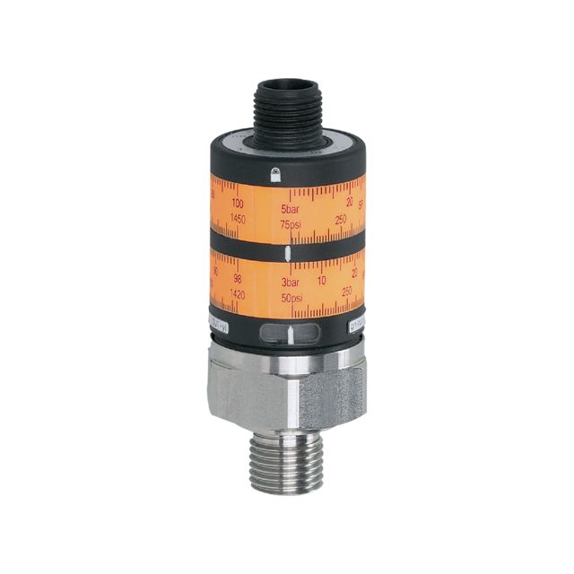 ifm PK6522, PK Series Pressure Sensor, 0psi Min, 1450psi Max, Digital Output, Relative Reading