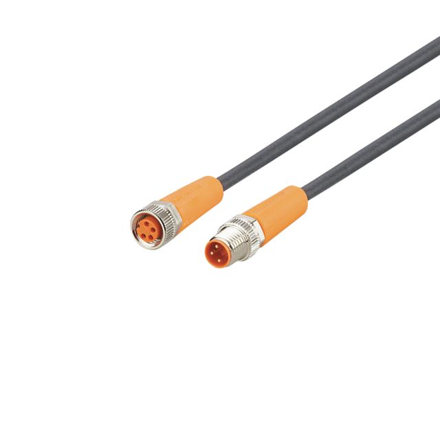 ifm EVC270, Straight Male 1 way M8 to Straight Female 1 way M8 Sensor Actuator Cable, 300mm