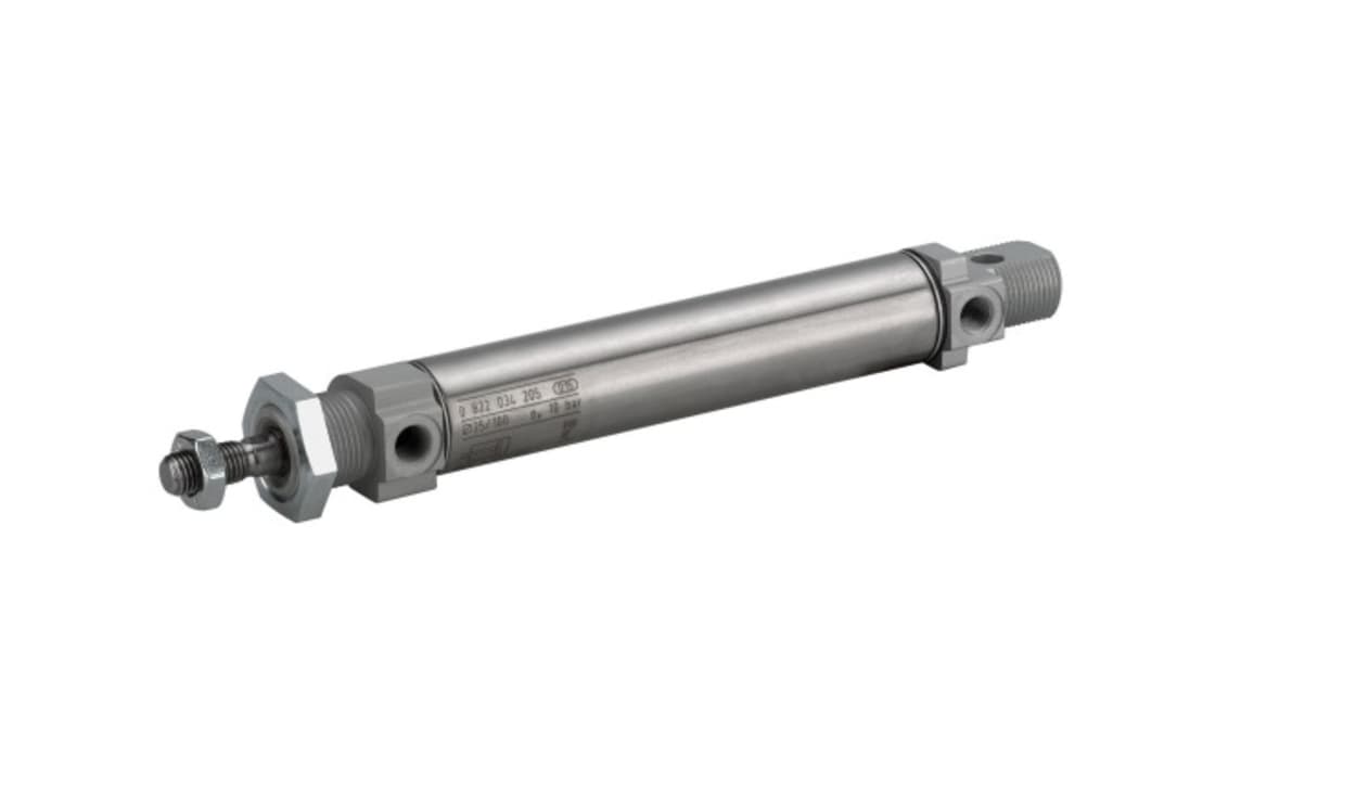 AVENTICS 0822333507 Roundline Cylinder - , 20mm Bore, 160mm Stroke, MNI Series, Double Acting