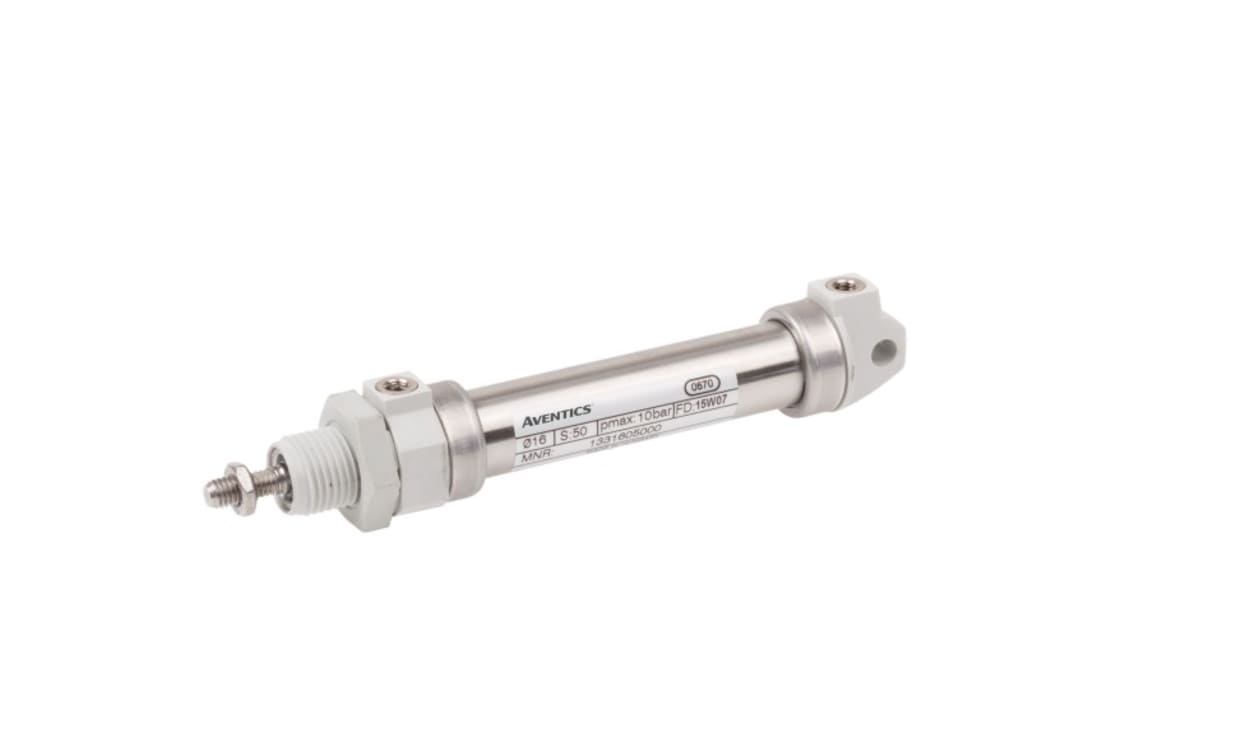 AVENTICS 1332002000 Roundline Cylinder - , 20mm Bore, 25mm Stroke, ICM Series, Double Acting