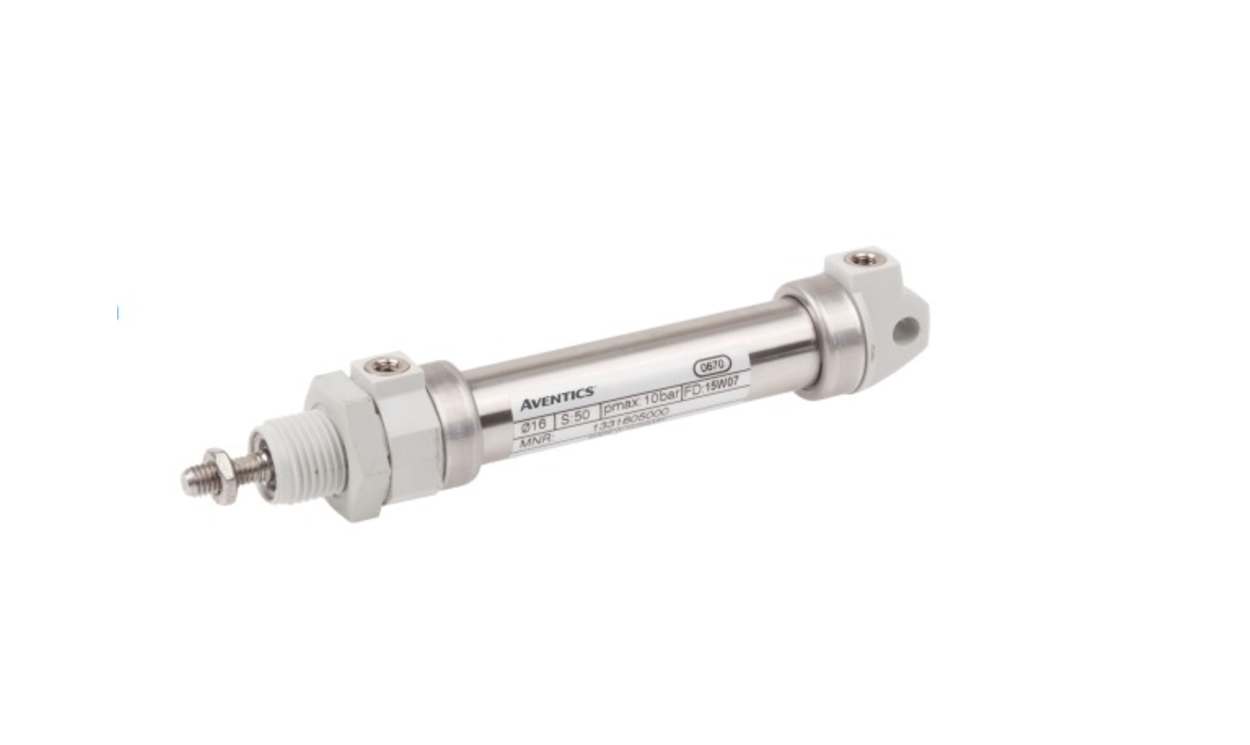 AVENTICS 1332008000 Roundline Cylinder - , 20mm Bore, 80mm Stroke, ICM Series, Double Acting