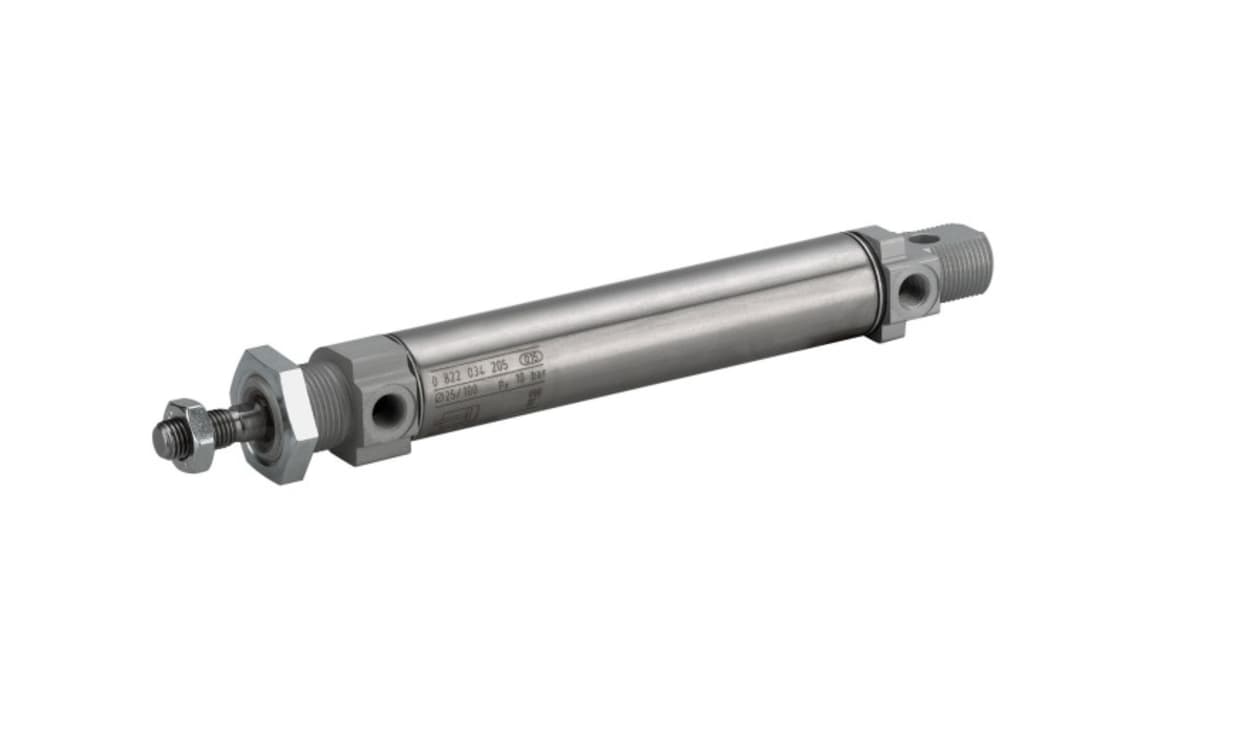 AVENTICS 0822232007 Roundline Cylinder - , 16mm Bore, 160mm Stroke, MNI Series, Double Acting
