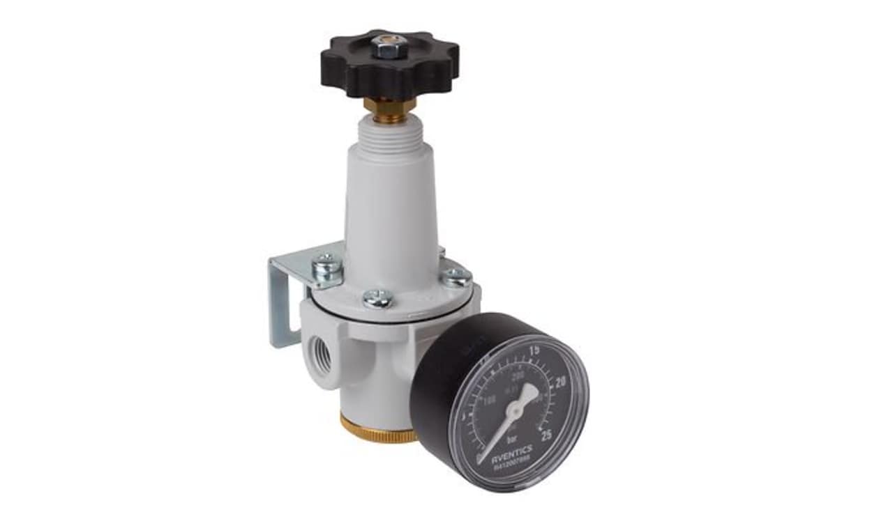 AVENTICS R412010111 G 1/4 Regulator - 0.5bar to 35bar, 0.25 in, 23bar max. input