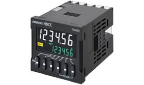Omron H5CC-L8ED, H5CC Series Flush Mount Timer Relay, 12 → 48V, 0.001s → 999999h, 2-Function, SPDT