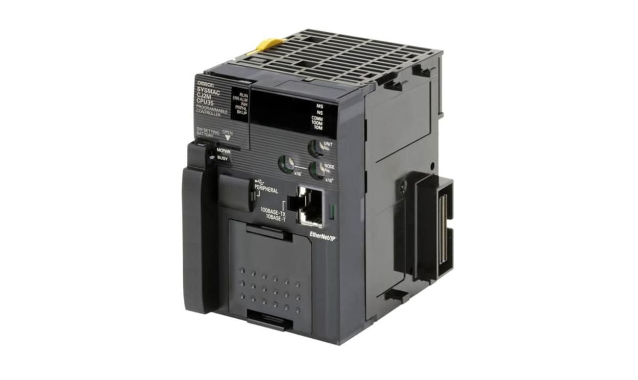 Omron CJ2M-CPU34, CJ2M Series PLC CPU for Use with Programmable Logic Controller, 5 V Supply - generaltechuae