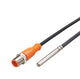 ifm TS2269, Temperature Sensor Temperature Sensor, 6mm Dia, 45mm Long, Clamp Adapter, ± 0.15 K +90°C Max