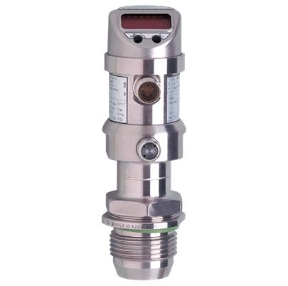 ifm PI009A, PI0 Series Pressure Sensor, -1bar Min, 1bar Max, 0 - 10 v, 4 - 20 mA, PNP/NPN Output, Relative, Vaccum