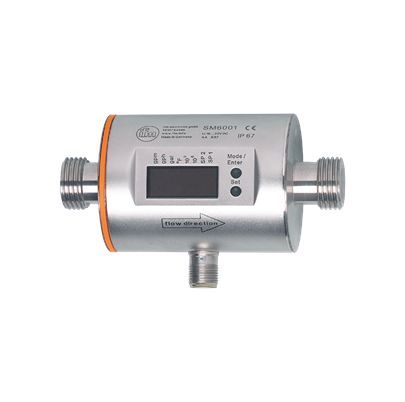 ifm SM6001, SM Series Magnetic Inductive Flow Meter5 Flow Meter for Liquid, 1.5 gph Min, 396 gph Max