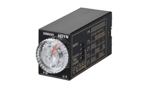Omron H3YN-2-B AC200-230, H3YN Series Panel Mount Timer Relay, 200 → 230V ac, 4-Contact, 0.1 s → 10min, DPDT
