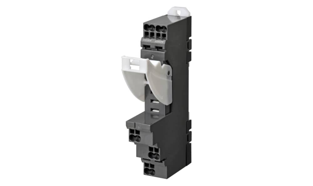 Omron P2RF-05-PU, G2R 5 Pin 250V ac DIN Rail Relay Socket, for use with G2R-1-S Series General Purpose Relay, H3RN Series Timer