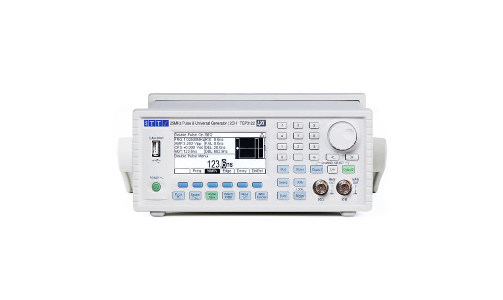 Aim-TTi TGP3122  Pulse Generator, 1 mHz min, 25 (Double Pulse) MHz, 50 (Pulse) MHz max