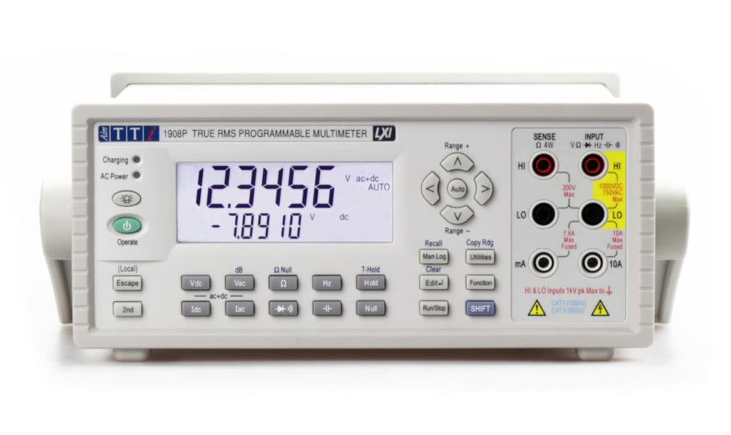 Bench Multimeter | Dual Measurement | with USB, RS232, LAN/LXI and GPIB Interfaces