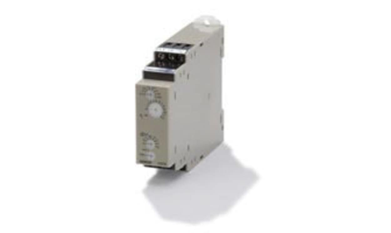 Omron H3DK-HCL AC100-120, H3DK Series DIN Rail Mount Timer Relay, 100 → 120V ac, 2-Contact, 1 → 120s, SPDT - generaltechuae