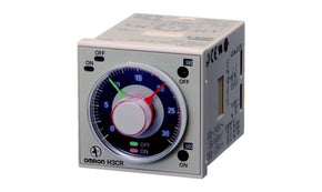 Omron H3CR-F8N AC100-240/DC100-125, H3CR Series DIN Rail Mount Timer Relay, 100 → 125 V dc, 100 → 240V ac, 2-Contact, 0.05 s →
