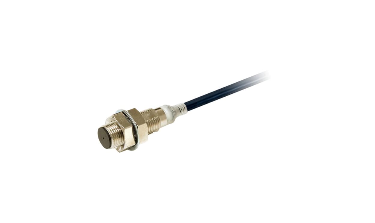 Omron E2E-X6B1T12 2M, Inductive Threaded Barrel Proximity Sensor, M12, 6 mm Detection, PNP NO, 10 → 30 V dc - generaltechuae