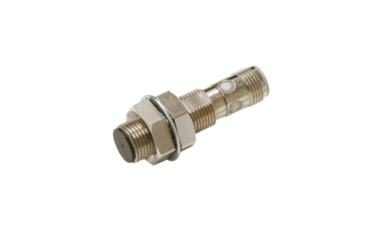 Omron E2E-X6B3D12-M1, Inductive Threaded Barrel Proximity Sensor, M12, 6 mm Detection, PNP NO+NC, 10 → 30 V dc - generaltechuae