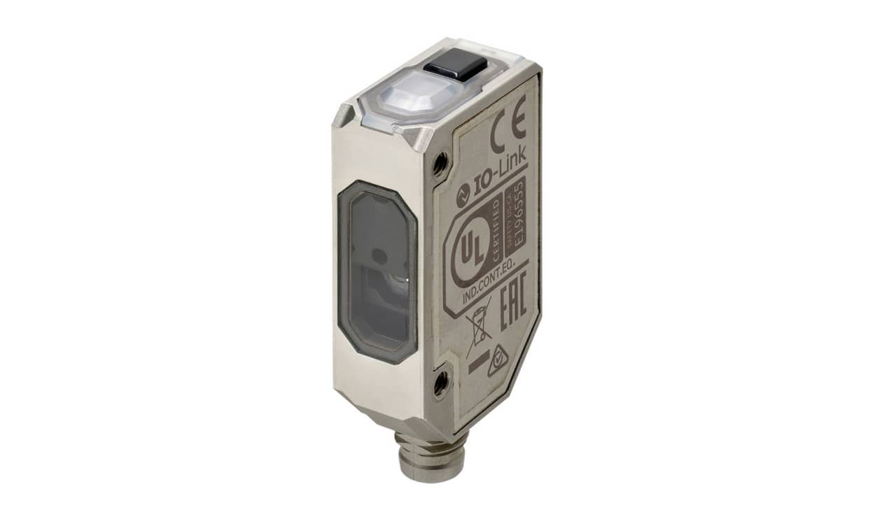 Omron E3AS-F1500IMN M3, Diffuse Photoelectric Sensor, Compact Sensor, 50 mm → 1.5m Detection Range IO-LINK
