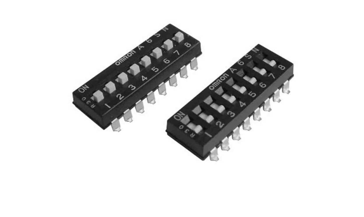 Omron A6SN-1104, 1 Way Surface Mount DIP Switch SPST, IP40