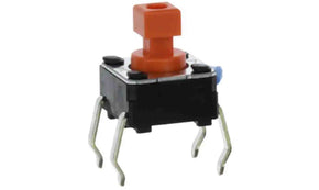 Omron B3F-1055, IP00 White Cap Tactile Switch, SPST 0.05A 6mm Through Hole
