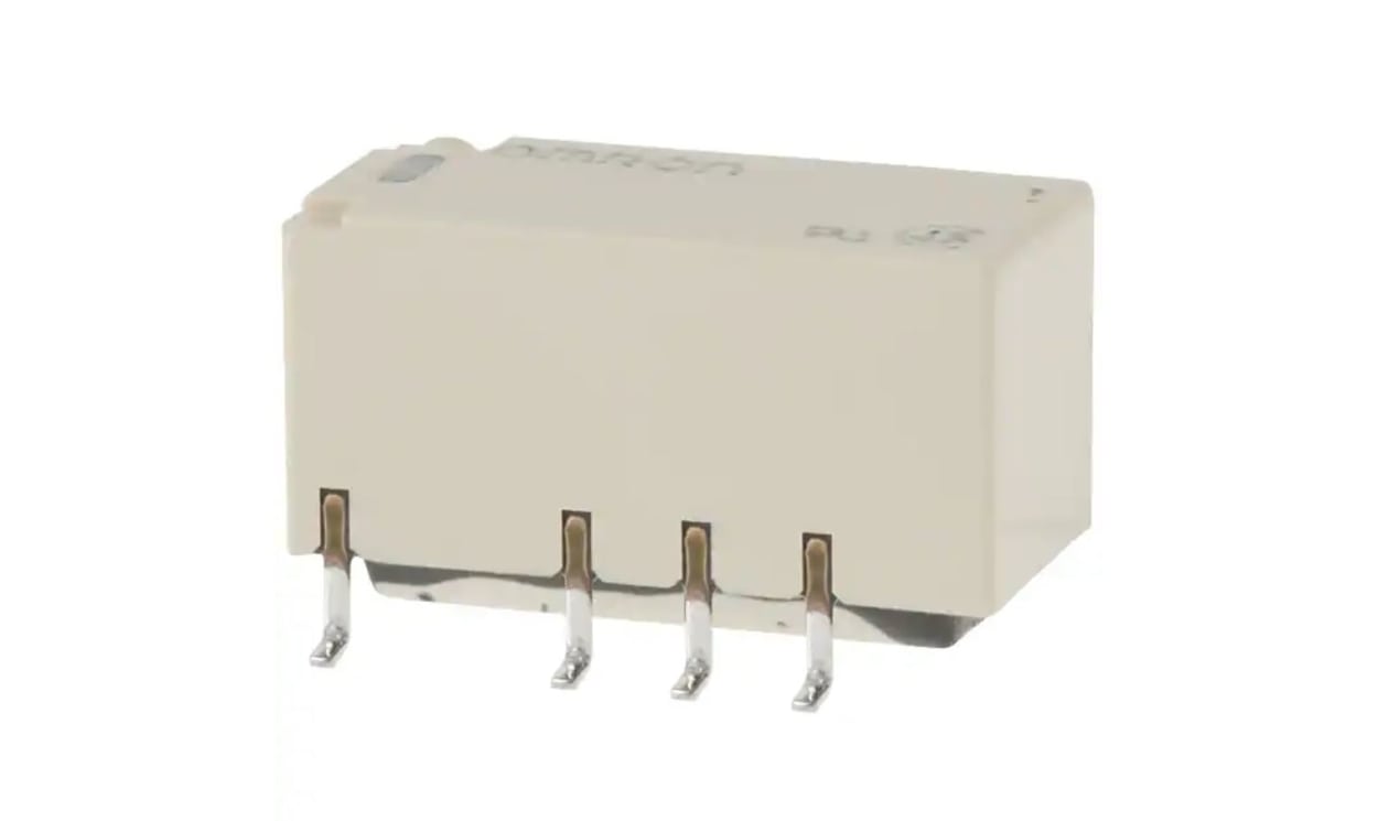 Omron G6S-2F-TR DC12, Surface Mount Signal Relay, 12V dc Coil, 2A Switching Current, DPDT