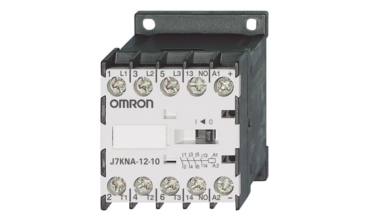 Omron J7KNA-12-10 24D, Contactor, 24 V dc Coil, 3-Pole, 12 A, 5.5 kW, 1NO