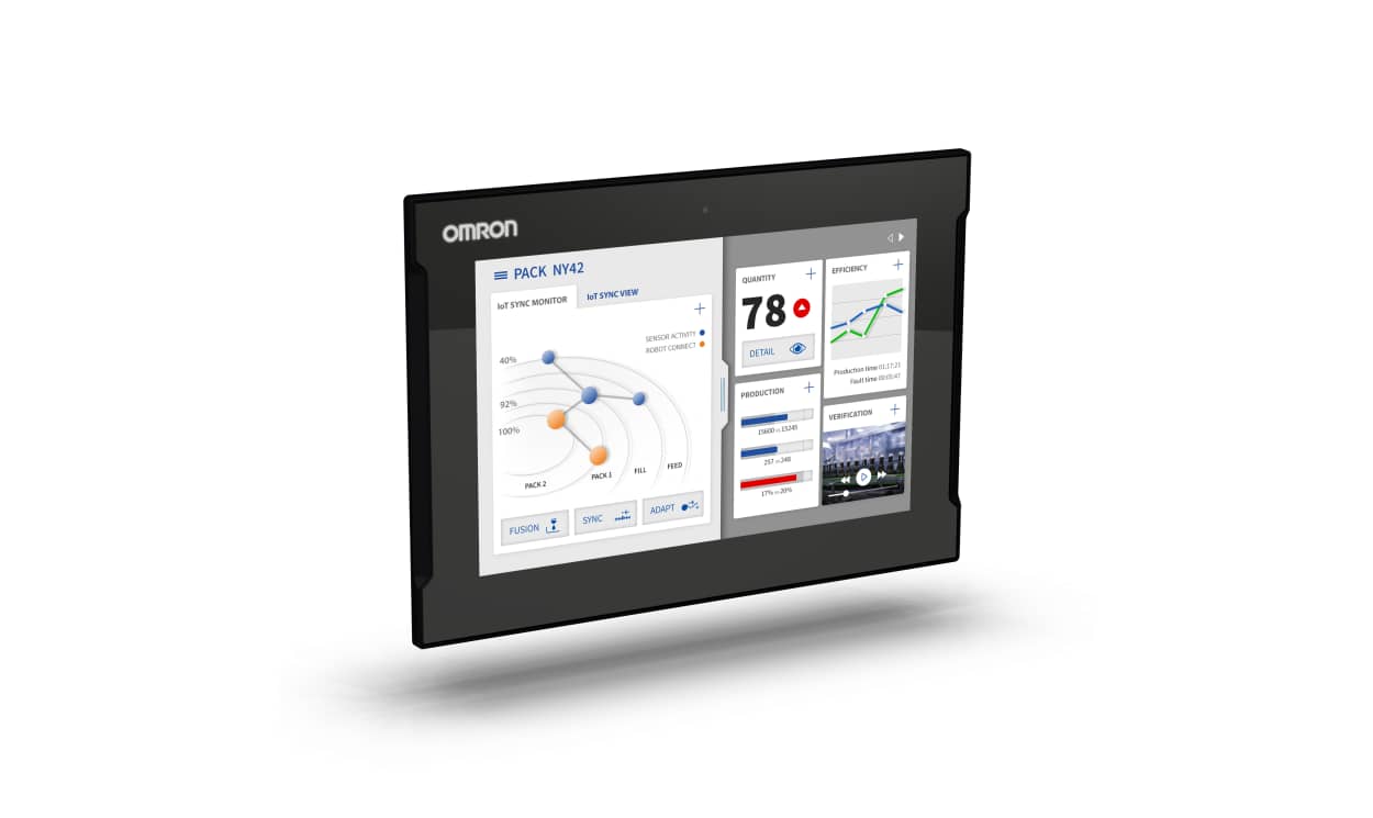 Omron NYM12W-C1000, 12.1in Industrial Monitor 1, 280 x 800 Touch Screen - generaltechuae