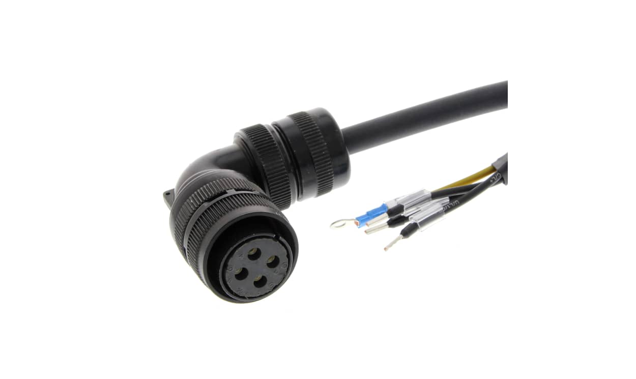Omron R88A-CAGB001-5SR-E, Cable for Use with Servo Motor, 1.5m Length, 900 → 1500 W, 1-Phase, 200 V