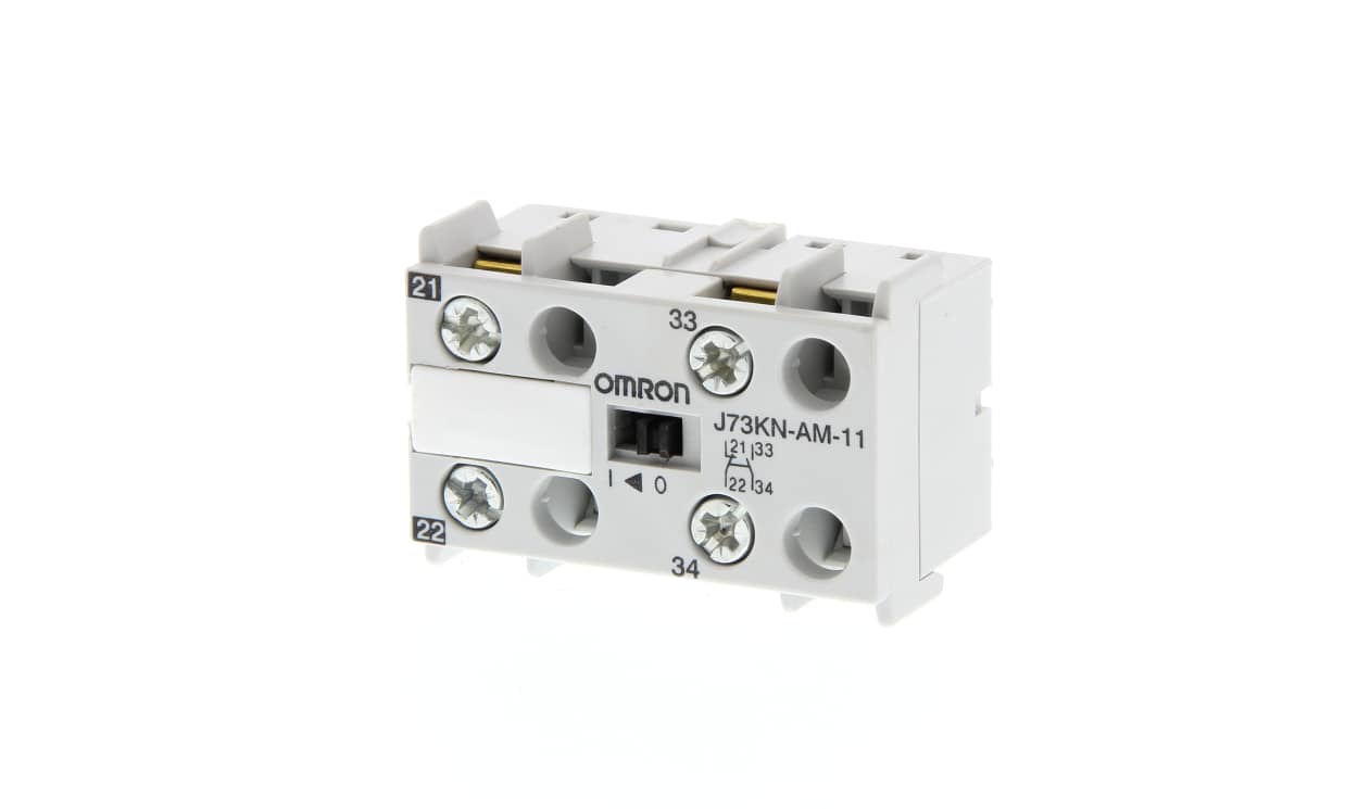 Omron J73KN-AM-11, Contact, 2 Contact, 1NC + 1NO, DIN Rail Mount J73KN - generaltechuae