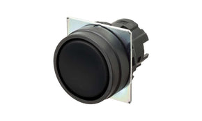 Omron A22NZ-BNM-NBA, A22N Series Black Momentary Push Button Head, 22mm Cutout