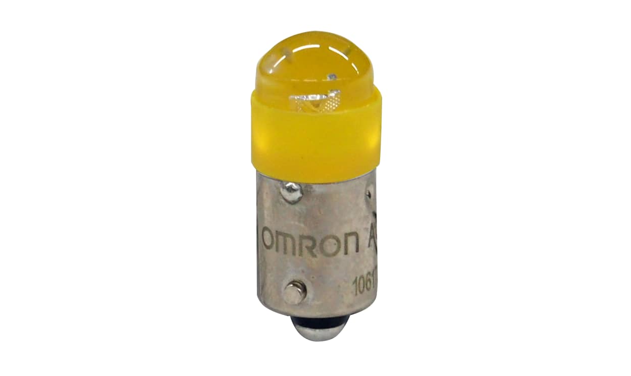 Omron A22NZ-L-YC, Push Button Lamp for Use with A22N, A30N, M22N