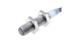 Omron E2A-S08KS01-WP-B1-TP 5M OMS, Inductive Threaded Barrel Proximity Sensor, M8, 1 mm Detection, PNP NO, 12 → 24 V dc - generaltechuae