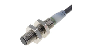 Omron E2A-S08KS02-WP-B2-1 0.2M, Inductive Threaded Barrel Proximity Sensor, M8, 2 mm Detection, PNP NC, 12 → 24 V dc