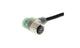 Omron XS2F-M12PUR4A5MPLED, Right Angle Female 4 way M12 to Unterminated Sensor Actuator Cable, 5m