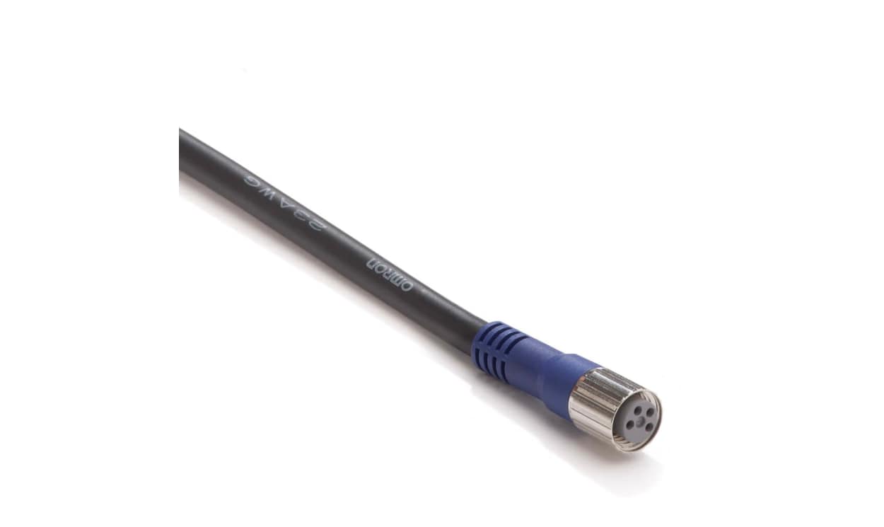 Omron XS3F-LM8PVC4S5M, Straight Female 4 way M8 to Unterminated Sensor Actuator Cable, 5m