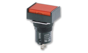 Omron A16L-JA, A16 Series Illuminated Push Button Switch, 16mm Cutout, IP40