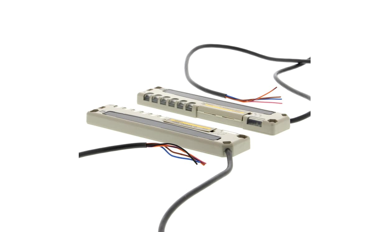 Omron F3W-D052C 5M, Through Beam Photoelectric Sensor, 3 m Detection Range